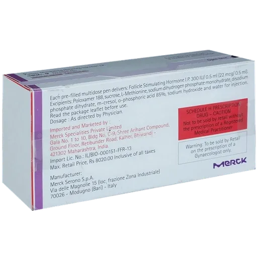 gonal-f 300iu/0.5ml injection